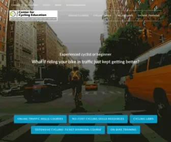 Thecce.org(The Center for Cycling Education) Screenshot