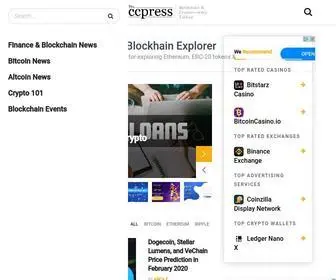 TheccPress.com(Blockchain & Cryptocurrencies Tabloid) Screenshot