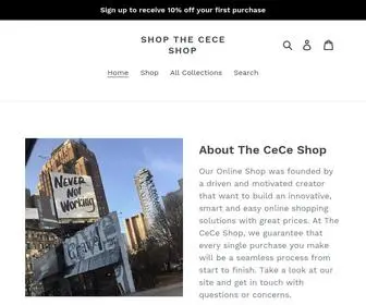 Thececeshop.com(Shop The CeCe Shop) Screenshot