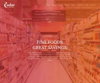 Thecedarmarket.com(Cedar MarketCedar Market) Screenshot