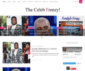 Thecelebfrenzy.com(Celebrity) Screenshot