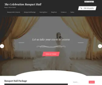 Thecelebrationbanquethall.com(Banquet Hall Package) Screenshot