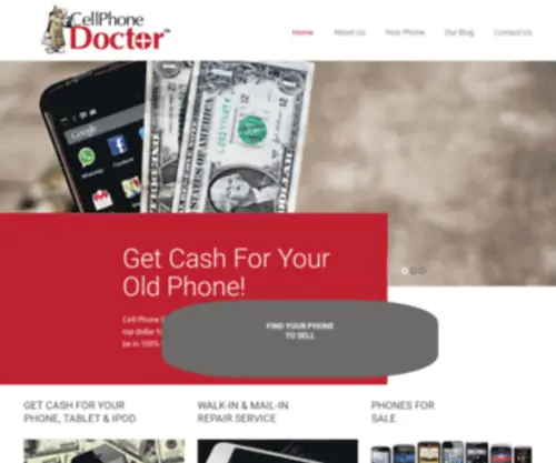 Thecellphonedoc.com(CellPhone Doctor) Screenshot