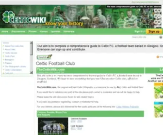 Thecelticwiki.com(Celtic FC) Screenshot