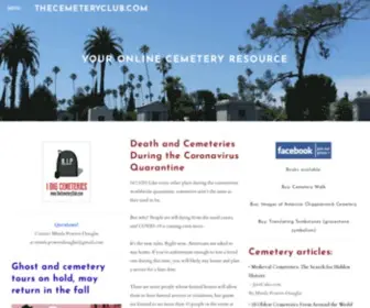 Thecemeteryclub.com(Cemetery) Screenshot