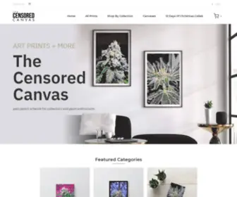 Thecensoredcanvas.com(Cannabis Creations) Screenshot