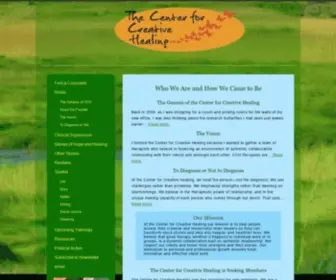 Thecenterforcreativehealing.com(The Center for Creative Healing) Screenshot