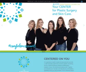 Thecenterforyou.com(The Center for Plastic Surgery) Screenshot