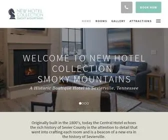 Thecentralhotel.com(Historic Central Hotel) Screenshot