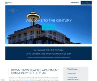 Thecenturyseattle.com(The Century) Screenshot