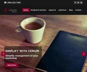TheceriumGroup.com(Cerium Group) Screenshot
