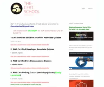 Thecertschool.com(Thecertschool) Screenshot