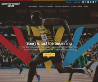 ThecGf.com(Commonwealth Sport) Screenshot