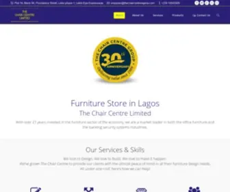 Thechaircentrenigeria.com(Furniture Store in Lagos) Screenshot