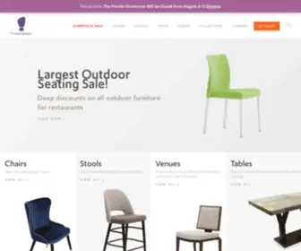 Thechairmarket.com(Restaurant Furniture NYC) Screenshot