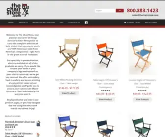 ThechairStore.com(Directors Chairs) Screenshot