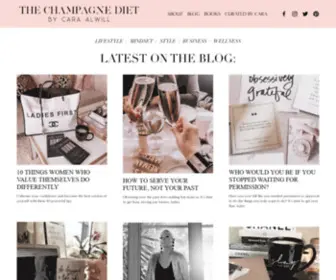 Thechampagnediet.com(Cara Alwill Leyba) Screenshot