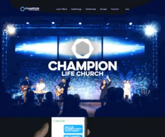 Thechampionlife.org(Champion Life Church) Screenshot