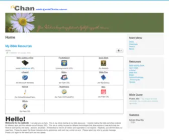 Thechan.com(TheChan website of Christian Bible Resources) Screenshot