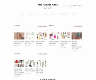 Thechanchic.com(The Chan Chic) Screenshot