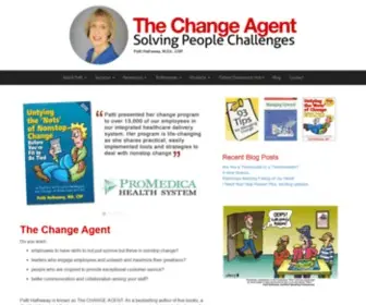 Thechangeagent.com(The  C H A N G E   A G E N T) Screenshot