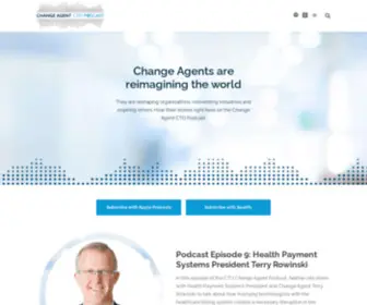 Thechangeagentpodcast.com(Our change agent podcast) Screenshot