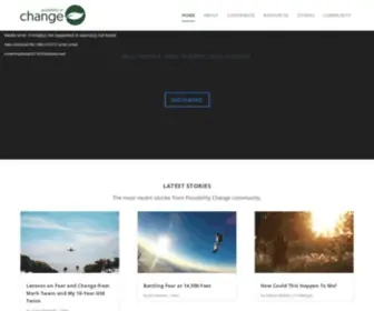 Thechangeblog.com(Possibility Change) Screenshot