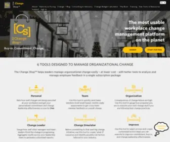 Thechangeshop.com(Verandermanagement) Screenshot