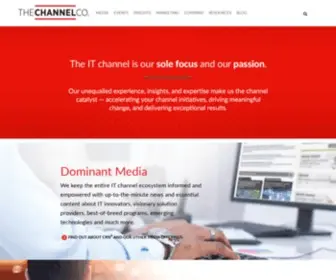 Thechannelcompany.com(The Channel Company) Screenshot