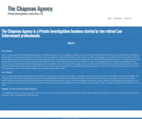 Thechapmanagency.net(The Chapman Agency) Screenshot