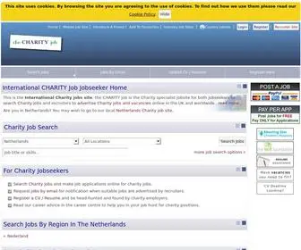 Thecharityjob.com(Thecharityjob) Screenshot