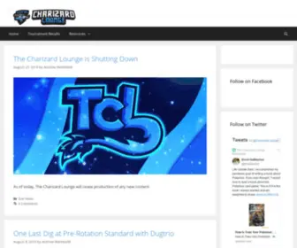 Thecharizardlounge.com(Pokemon TCG Strategy and Deck Ideas) Screenshot