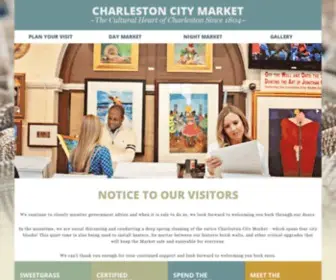 Thecharlestoncitymarket.com(The Historic Charleston City Market) Screenshot