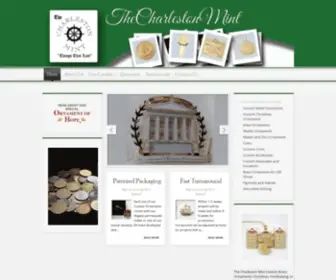 Thecharlestonmint.com(Custom Metal Ornaments) Screenshot