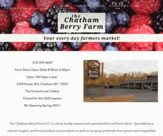 Thechathamberryfarm.com(THE CHATHAM BERRY FARM LLC) Screenshot