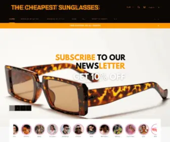 Thecheapestsunglasses.com(Ray-Ban is the global leader in premium eyewear market and by far the best) Screenshot