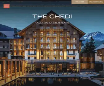 Thechediandermatt.com(The chedi andermatt) Screenshot
