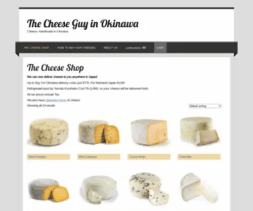 Thecheeseguyinokinawa.com(The Cheese Guy in Okinawa) Screenshot