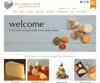 Thecheeseshed.com(Cheese Gift Boxes) Screenshot