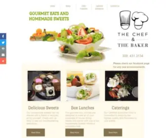 Thechefandthebaker.com(The Chef & The Baker) Screenshot