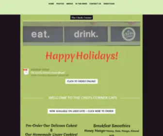 Thechefscornercafe.com(The Chefs Corner Cafe) Screenshot
