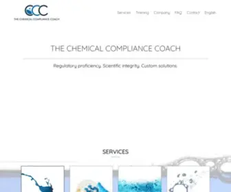 Thechemicalcompliancecoach.com(The Chemical Compliance Coach) Screenshot