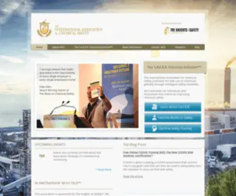 Thechemicalsafetyassociation.org(The International Association for Chemical Safety) Screenshot