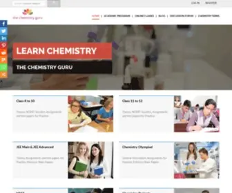 Thechemistryguru.com(The chemistry guru) Screenshot