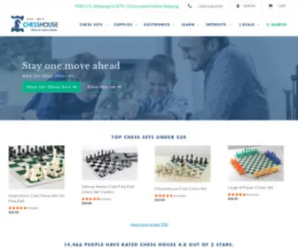 Thechesshouse.com(Shop online for all your chess needs) Screenshot