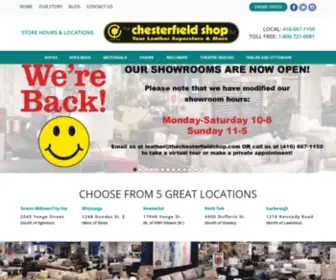 Thechesterfieldshop.com(The Chesterfield Shop) Screenshot