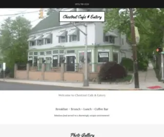 Thechestnutcafe.com(Chestnut Cafe & Eatery) Screenshot