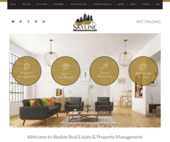 Thechicagoskyline.com(Chicago Real Estate & Chicago Property Management) Screenshot