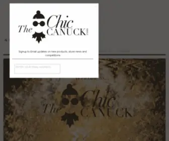 Thechiccanuck.com(Create an Ecommerce Website and Sell Online) Screenshot