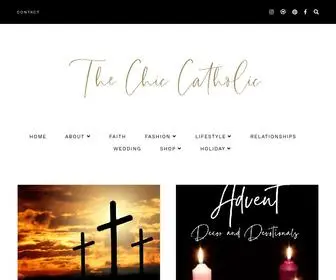 Thechiccatholic.com(A faith) Screenshot